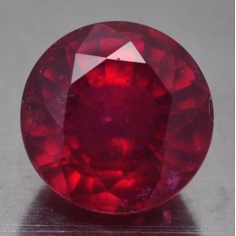 RED RUBY NATURAL ROUND CUT 1,42 CT.