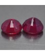 RUBINI NATURALI TONDI COPPIA 2,88 CT. 