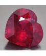 NATURAL RED RUBY HEART CUT CT.4.60