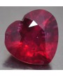 NATURAL RED RUBY HEART CUT CT.4.60