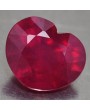 NATURAL RED RUBY HEART CUT CT.2.36