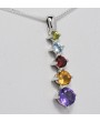 Pendente in argento gemme