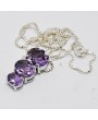 Silver pendant with Amethyst
