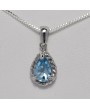 SILVER PENDANTE WITH AMETHYST