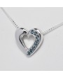 SILVER PENDANTE HEART FORM