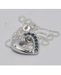SILVER PENDANTE HEART FORM