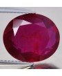 NATURAL RED RUBY OVAL CUT CT. 6.07