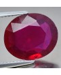 NATURAL RED RUBY OVAL CUT CT. 6.02