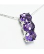 Silver pendant with Amethyst