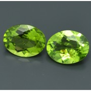 PERIDOT NATURALS COUPLE CT. 3.88