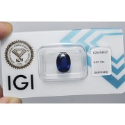 ZAFFIRO OVALE CT.4,16 CERTIFICATO